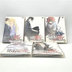 Peacemaker Kurogane DVD Lot Vol 1-5 Complete Anime Set Region 1 Tomohiro Hirata